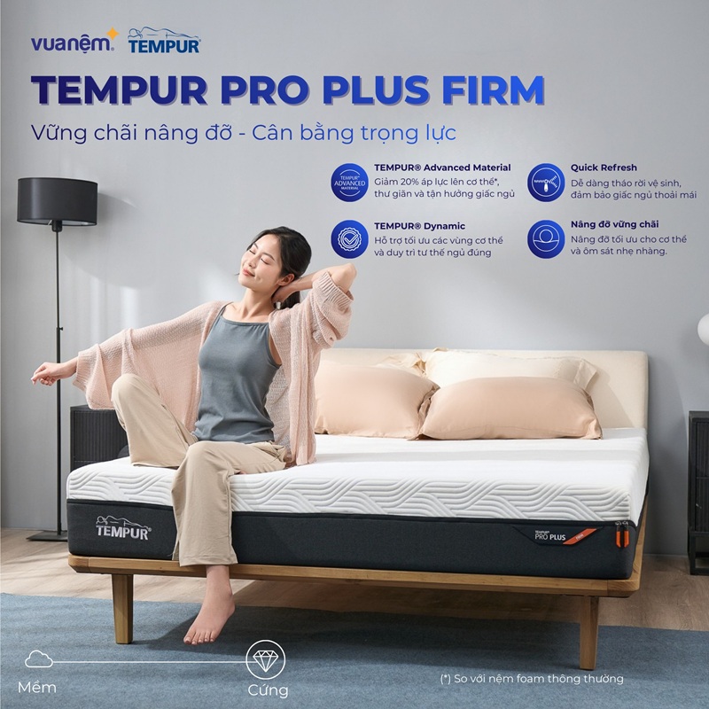 Nệm foam Tempur