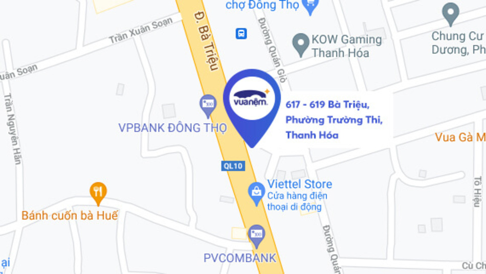 Địa chỉ cưa hàng Vua Nệm Bà Triệu, Thanh Hoá